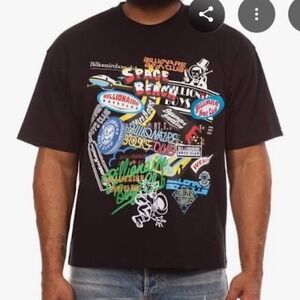 Billionaire Boys Club Space Beach Club SS Knit Cropped Black Large New With Tags